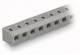 WAGO 235-553 2-Leiter-Klemmenleiste für Leiterplatten 0,25-0,75 qmm grau