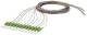 Metz Connect 150Q1JA0020E BTR Pigtail LC APC OpDAT, OS2BU 12Farben 2,0m singlemode f. E9 / 125