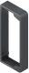 Niedax LES60.150 Endschutzring schwarz 60x150mm Kunstst.t.PVC-weich