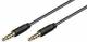 Goobay 63828 3.5mm jack connection cable - 3.5 mm jack plug (4-pin, Stereo)> 3.5 mm jack plug (4-pin, Stereo)