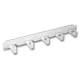 Wandgehäuse 48,3 cm ( 19 Zoll ), Zbh., Kabelführung 1HE mit 5 Bügeln Metall, grau
