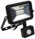 LED-Außenstrahler McShine ''Slim'', 10W, 900 lm, Bewegungsmelder, IP44, neutralweiß