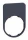 Schneider Electric ZBYFP6101 Schneider sign holder 40x60mm, without sign, unlabeled