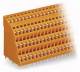 WAGO 738-402 Vierstock-Klemmenleiste für Leiterplatten 0,08-2,5 qmm orange