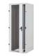 Triton 48,3 cm ( 19 inch ) cabinet 45U, B600/T1100, light gray, glass door, RYA series, can be dismantled, for load 1200 kg