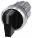 Siemens 3SU10522BL100AA0 SIEM 3SU1052-2BL10-0AA0 Toggle switch, metal, high-gloss, black