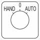 Schneider Electric KZ18434 Schneider label for cam switch HAND-O-AUTO 45x45mm