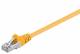 Goobay 95534 CAT 5e Patchkabel, F/UTP, Gelb - CCA Kupfergemisch