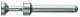 Silver-plated crimp-pin Harting 09330006121, 0.5 mm