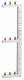 Hager KCL368R rail phase, 3-row, right, vertical, 3-pole
