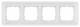 Siemens 5TG12041 DELTA miro glass frame 4-way, real-materia