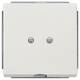 Siemens Auslassplatte 5TG1335-1 platin-metallic DELTA style 68x68mm