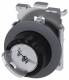 Siemens 3SU10604LF110AA0 key switch RONIS rd Met. matt Abz.O+I SB31