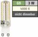 LED-Stiftsockellampe McShine ''Silicia'', G9, 3W, 320 lm, neutralweiß
