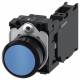 Siemens 3SU11000AB503FA0 push button 22mm round blue push button S+Ö