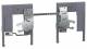 Hager HXW166H Link interlock kit 4-pin x630/P630