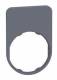 Schneider Electric ZBYFP6101C0 Schneider label holder 40x60mm, without label, unlabeled