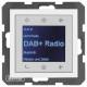 Berker 30848989 Radio Touch UP DAB+Bluetooth S.1/B.x polarweiß glänzend