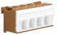 Hager KN18P PH-terminal block, 18 terminal points 33x75x34mm 230V