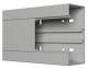 GGK BR channel 60x130/80 light gray 17998 parapet channel lower part and upper part