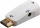 Goobay 44793 Compact HDMI™ / VGA adapter including audio - HDMI™ plug (type A) to VGA socket + 3.5mm jack socket