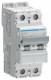 Hager NBN506 circuit breaker 1P+N 10kA B characteristic 6A 2 modules
