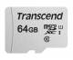 Flash SecureDigitalCard (microSD) 64 GB – Transcend 300S