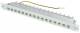 Telegärtner J02022A0050 Patch Panel 16xTP, CAT6A, 500Mhz, 48,3 cm ( 19 Zoll ), Lichtgrau, Telegärtn