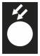 Schneider Electric ZB2BY2967 Schneider Textschild 30x40mm schwarz RÜCKWÄRTS SCHNELL Metall D22mm