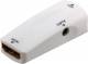 Goobay 44794 Compact HDMI™ / VGA adapter including audio - HDMI™ socket (Type A) to VGA socket + 3.5mm jack socket