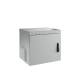 Wandgehäuse 48,3 cm ( 19 Zoll ), IP55, 7HE, 1-teilig, T600/H410mm, Stahlblechtüre, Lichtgrau,