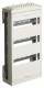 Hager ZAD313CP0 ZAS retrofit panel 1 distributor 3rh empty with N/PE plug-in terminal