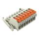 WAGO 831-1107/037-000 1-wire female connector, 100% mis-mating protected, lever