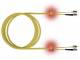 ZVK EasyLan LSD03300050 LWL LED Patchkab Duplex ST/ST E09/125 OS2 yellow 5.0m