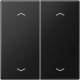 Jung LS 102 P SWM rocker with arrow symbols for KNX buttons series LS gsw matt