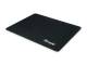 Equip mouse pad for all mouse types. Non-slip base, black