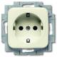 Busch Jaeger 2CKA002013A4375 Busch-Jaeger flush outlet 20 EUCKS-212, white with child protection Duro 2000 SI