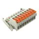 WAGO 831-1108/037-000 1-wire female connector, 100% mis-mating protected, lever