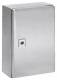 Rittal 1001600 AE Compact enclosure, WHD: 200x300x210 mm, Stainless steel 1.4301, with mounting plate, single-door, with one cam lock