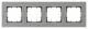 Siemens 5TG11240 SIEM 5TG1124-0 DELTA miro Aluminium Rahm Echtmaterial Aluminium natur 5TG1124-0