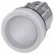 Siemens 3SU10516AA600AA0 indicator, 22mm round white lens smoothly