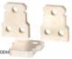 Moeller 266814 EATON NZM4-XKM1 Modulplatte 1 Loch 3p 