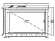 GH Industrial OP26V 66 cm ( 26 Zoll ) Open Frame Flat Panel Monitor 16 : 9