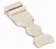 WAGO 734-127 Zugentlastungsplatte 6mm breit lichtgrau