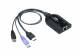 Aten KVM-Switch.zbh.Adapter Cable TPUSB+HDMI, (unterstützt Smart Card Leser und Audio De-Embedder)
