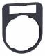 Schneider Electric ZBYF4101 Schneider Schildträger 30x40mm Schild gelb weiss für Flush 30mm