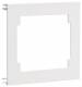 Hager BRA1201CEE9016 Blende CEE-Steckdose Alu OT120mm verkehrsweiß