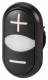Moeller 218146 EATON M22S-DDL-S-X4/X5 double pushbutton illuminated labeled 