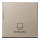 Jung A590CARDCH Hotelcard-Schalter ohne Tastereinsatz Serie A champagner