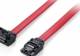 Equip flat cable SATA 6Gbps 0.50m with metal clip angled polybag